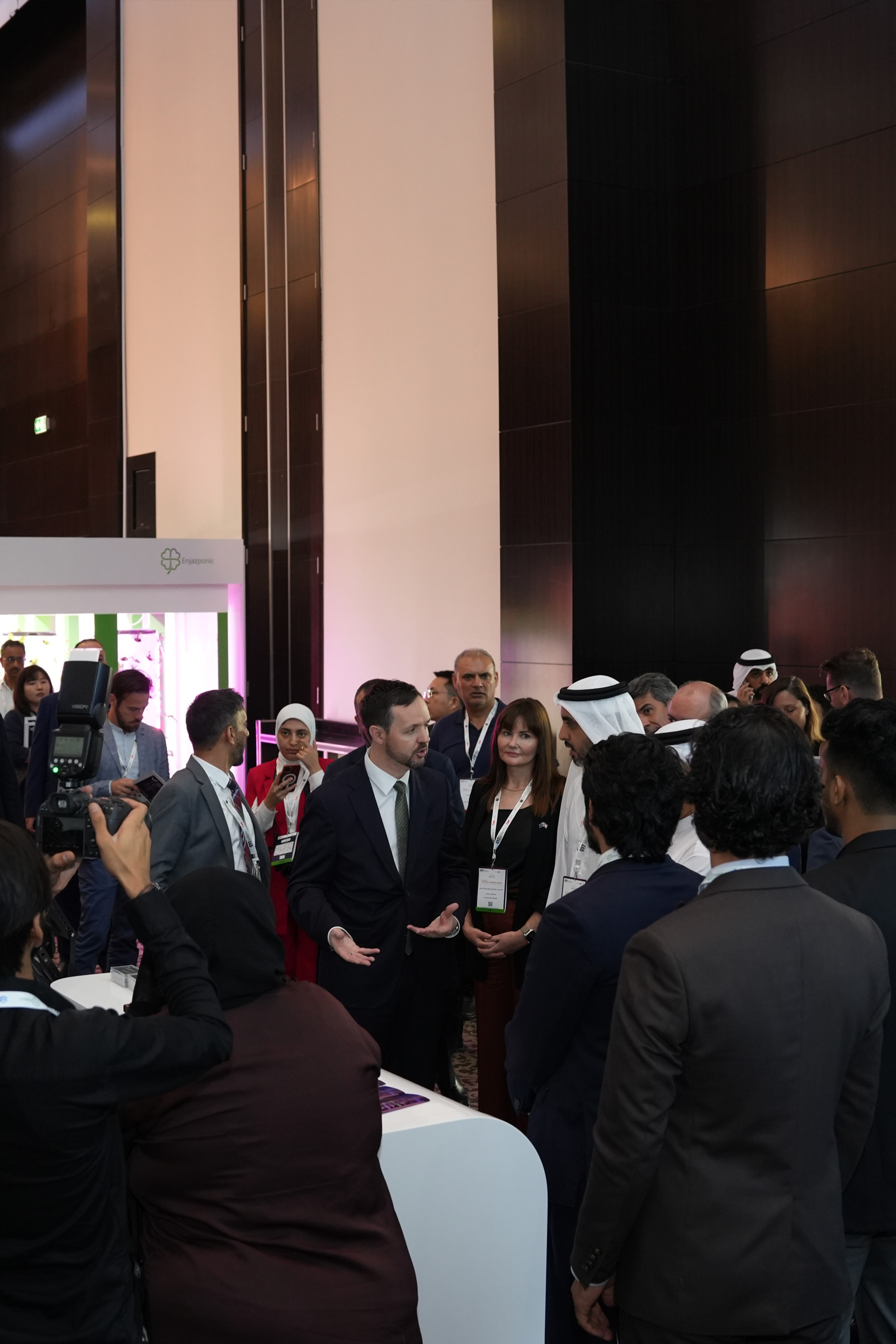 Vertical Future Team Interacting With Key Dignitaries From MOCCAE